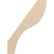 Ekena Millwork 3-inch W x 16-inch D x 22-inch H Geneva Rough Cedar Woodgrain TimberThane Knee Brace, Primed BRCUR03X16X22GNVRCPR - alternate 6